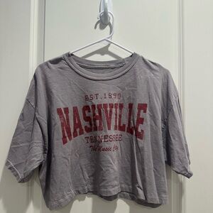 Full Tilt Gray Nashville Graphic Tee